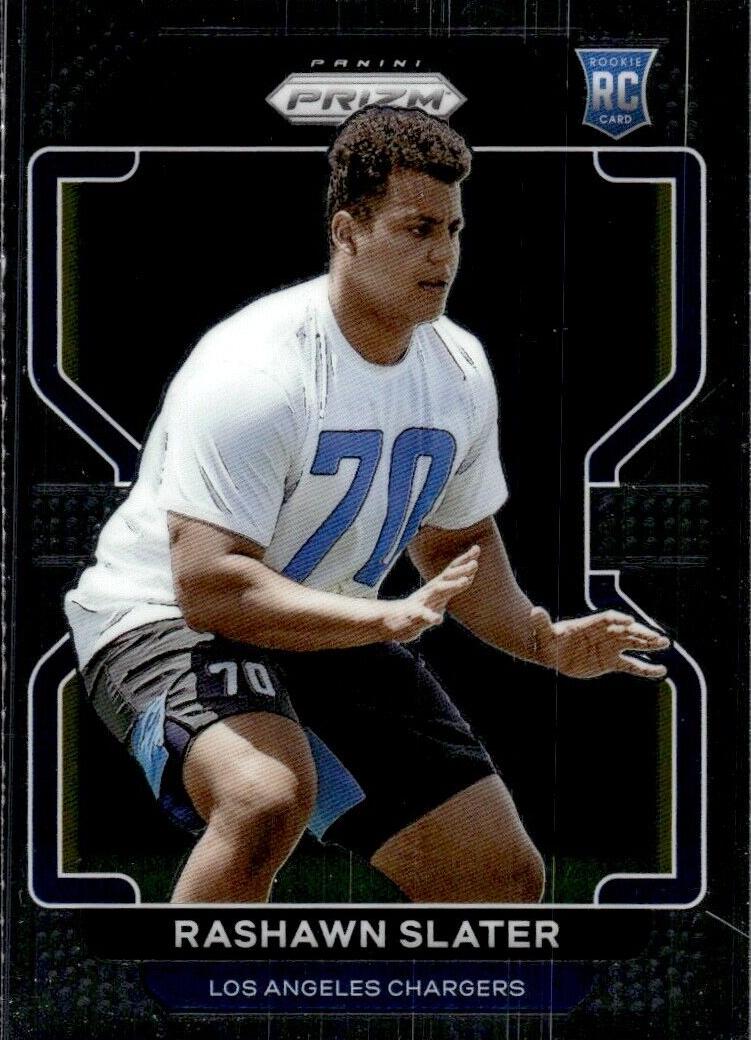 2021 Panini Prizm Football Rashawn Slater #431 PSA 9