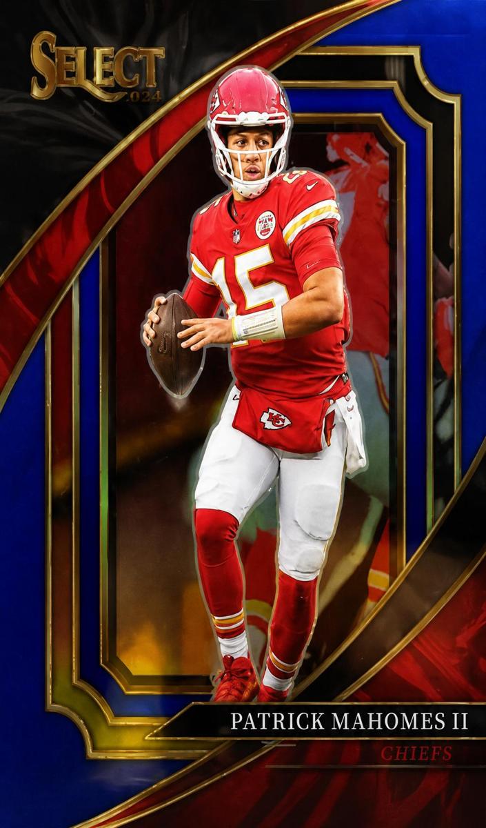 2022 Panini Select Football Blue Prizm Patrick Mahomes II #369