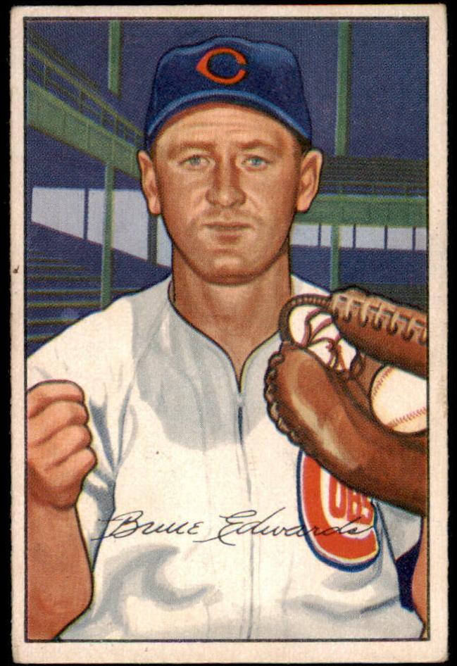 1952 Bowman Baseball Bruce Edwards #88