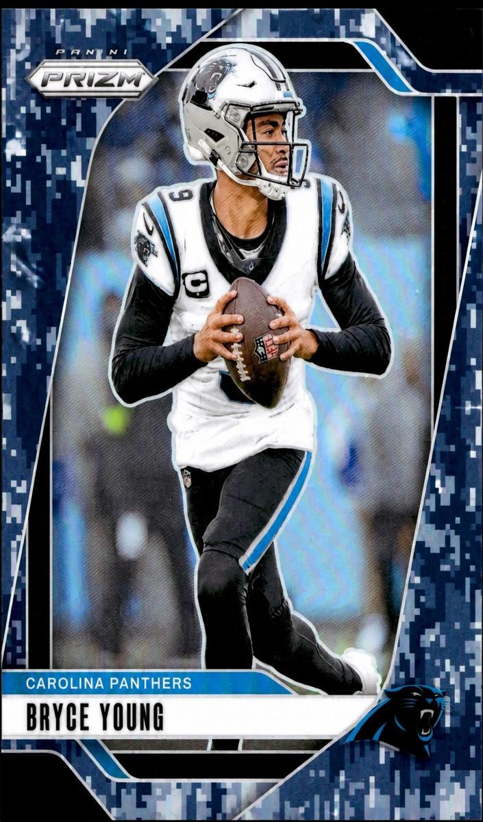 2024 Panini Prizm Football Navy Camo Bryce Young #37