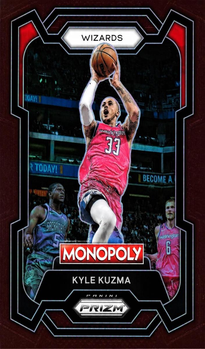 2023 Panini Prizm Monopoly Basketball Brown Kyle Kuzma #89