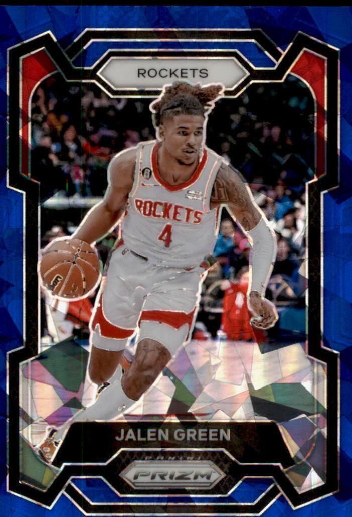 2023 Panini Prizm Basketball Blue Ice Jalen Green #29 CGC 9