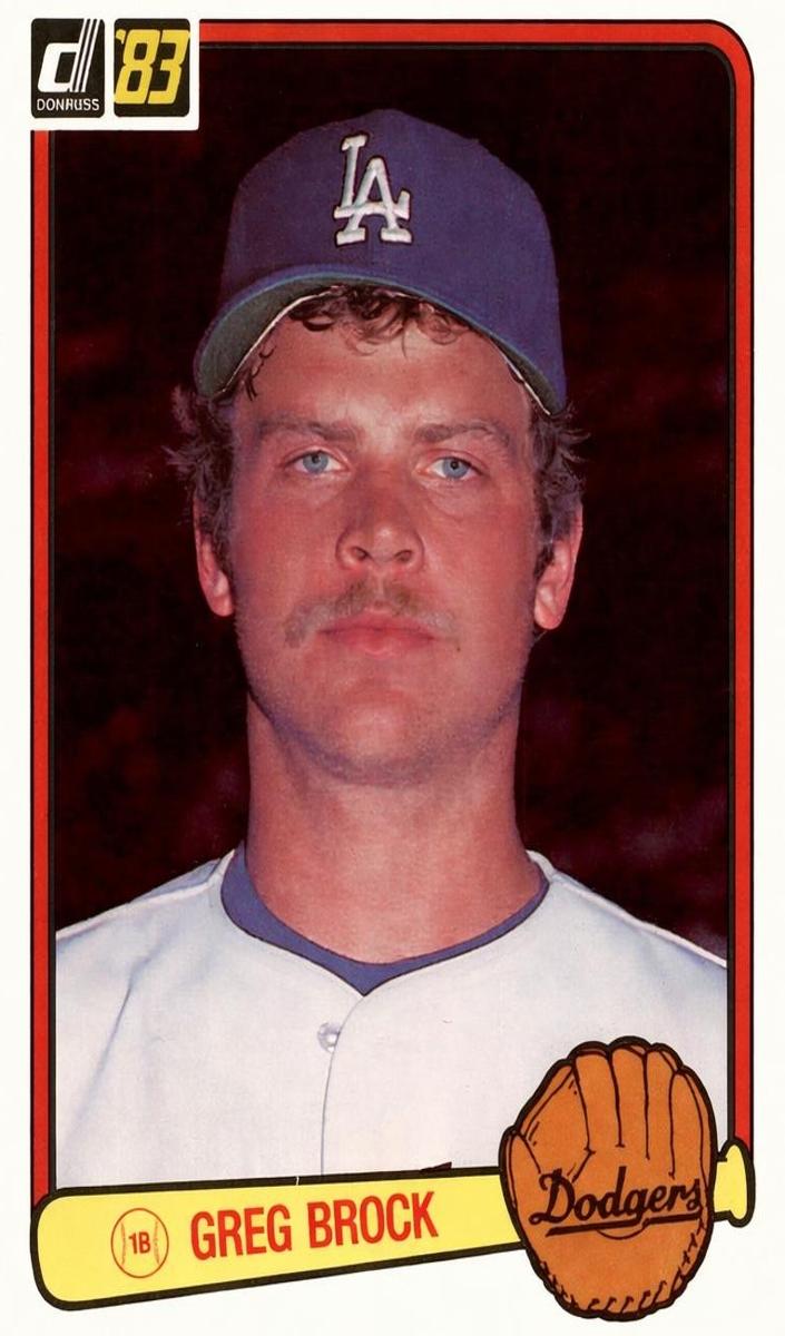 1983 Donruss Baseball Greg Brock #579
