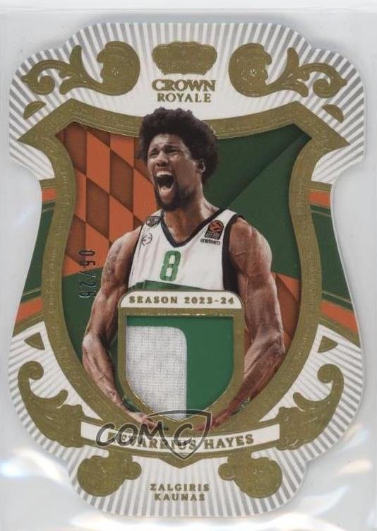 2023 Panini Crown Royale Turkish Airlines EuroLeague Basketball Prime Kevarrius Hayes #COA-HAY