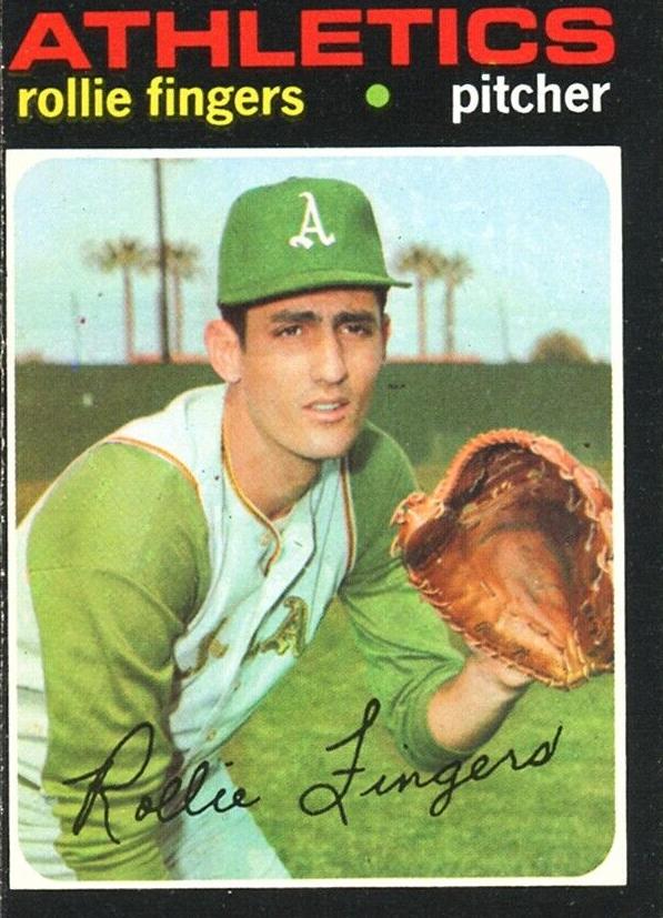 1971 O-Pee-Chee Baseball Rollie Fingers #384