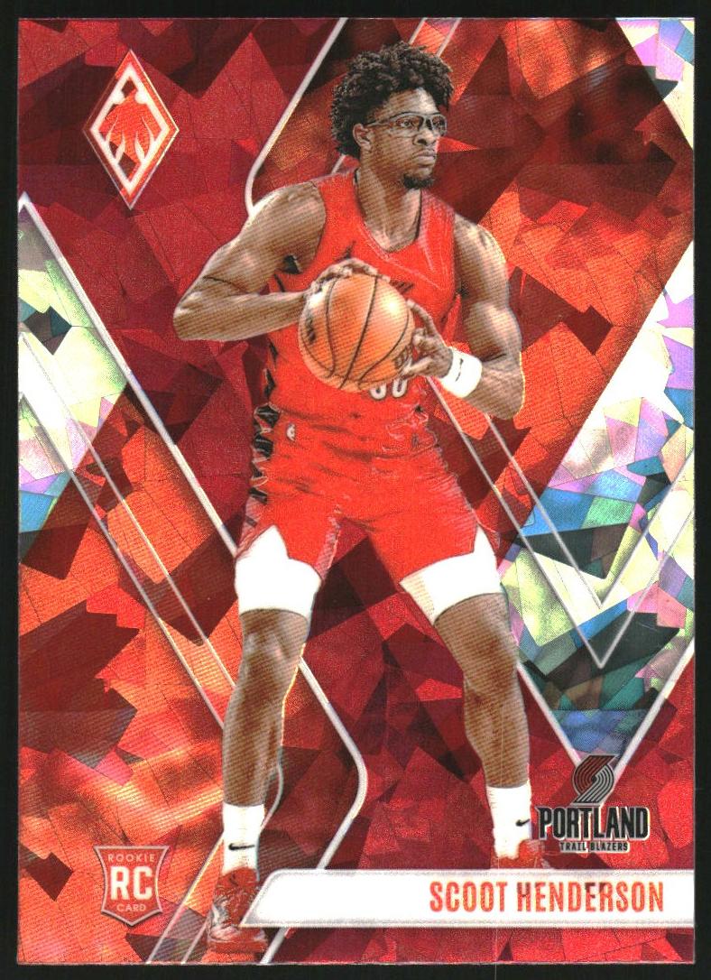 2023 Panini Phoenix Basketball Red Ice Scoot Henderson #298