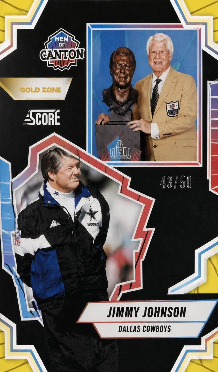 2025 Panini Score Football Gold Zone Jimmy Johnson #13