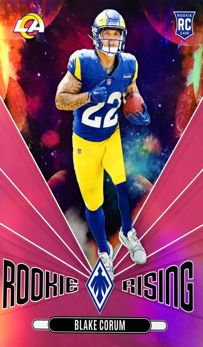 2024 Panini Phoenix Football Pink Blake Corum #RR-BCM