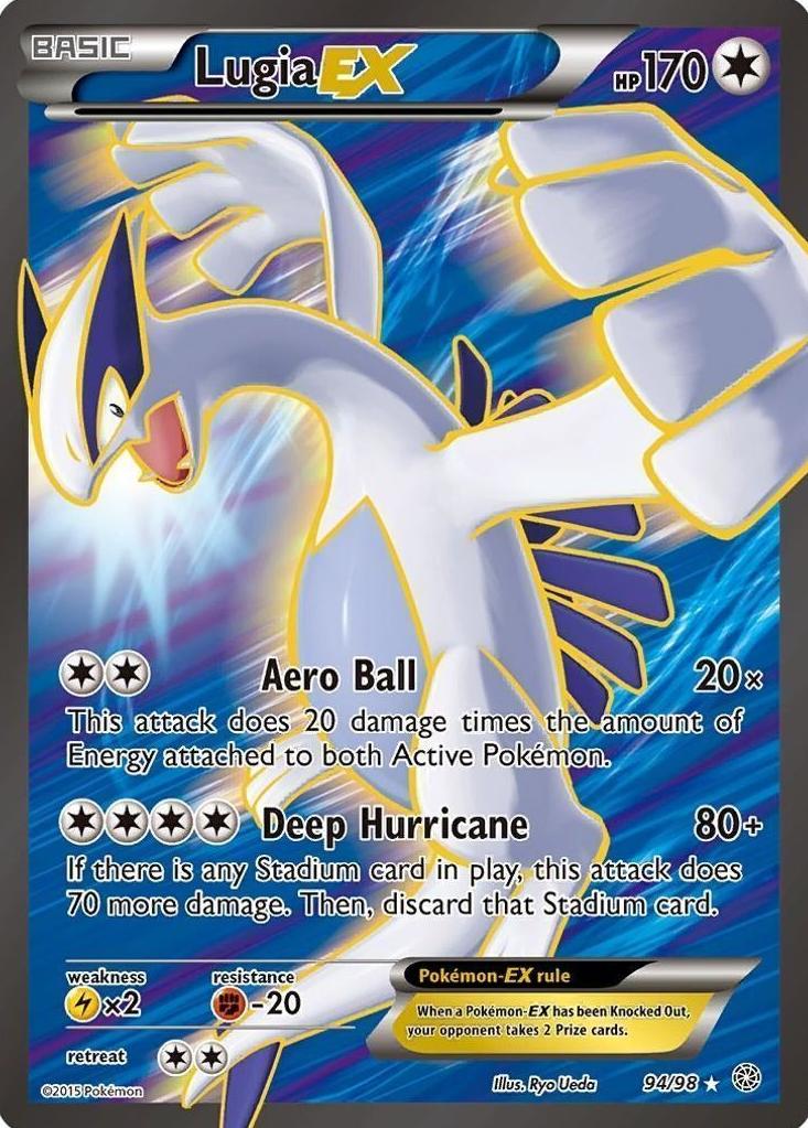 2015 Pokemon XY Ancient Origins Lugia #94