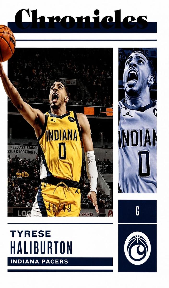 2022 Panini Chronicles Basketball Purple Tyrese Haliburton #8