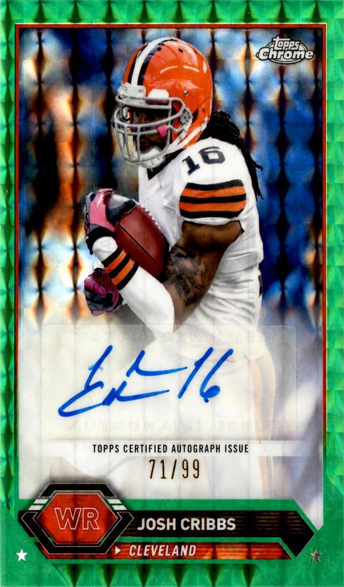 2023 Topps Composite Football Geometric Green Josh Cribbs #TCA-JC