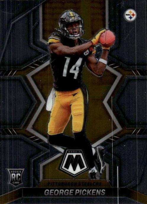 2022 Panini Mosaic Football George Pickens #318 PSA 9