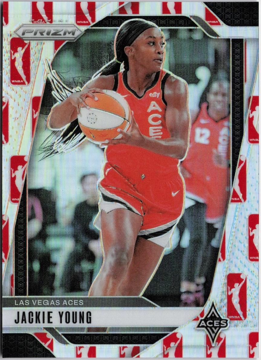 2024 Panini Prizm WNBA Basketball WNBA Logo Jackie Young #1
