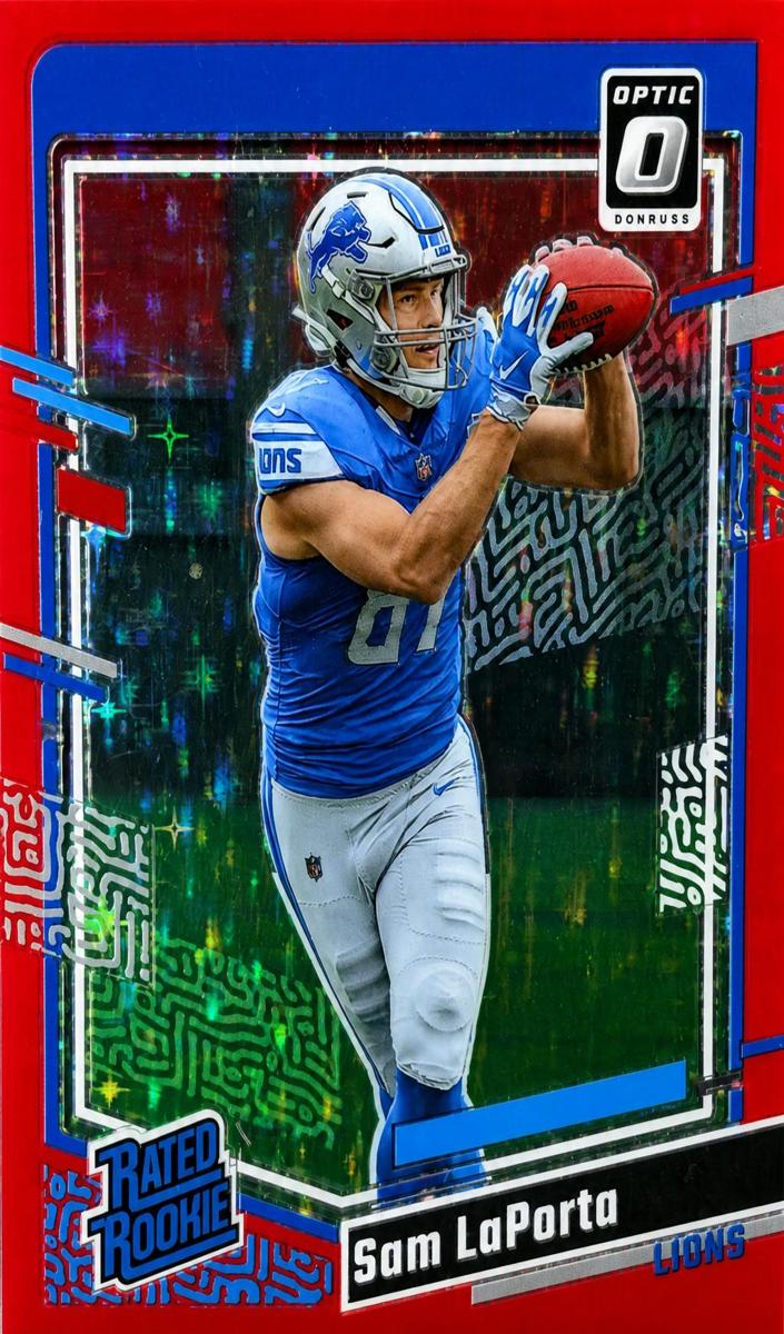 2023 Donruss Optic Football Red Stars Sam LaPorta #237