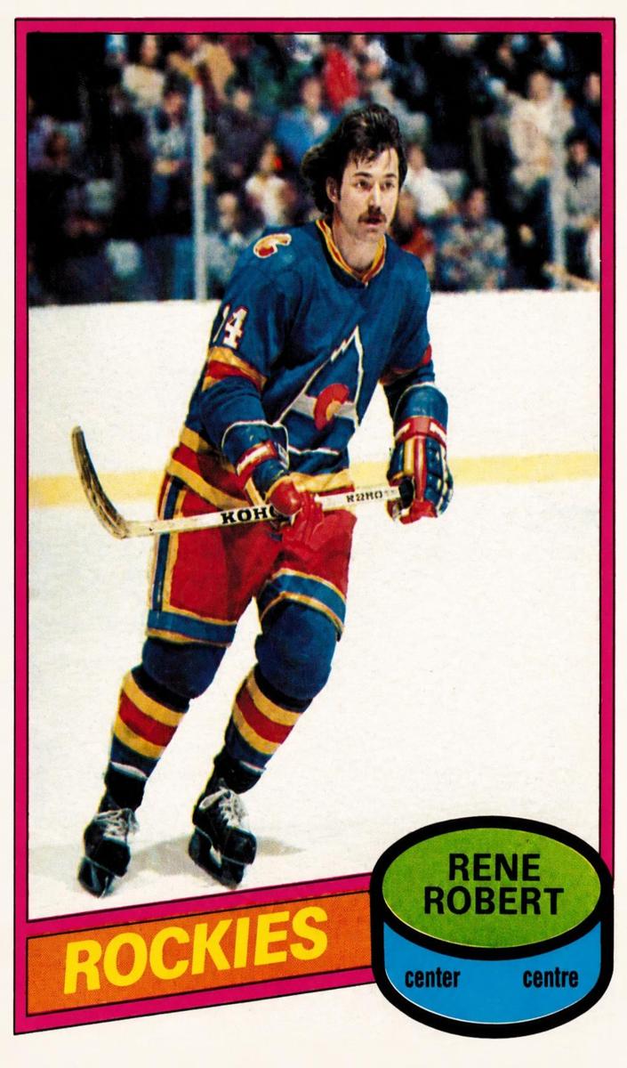 1980 O-Pee-Chee Hockey Rene Robert #239 PSA 8