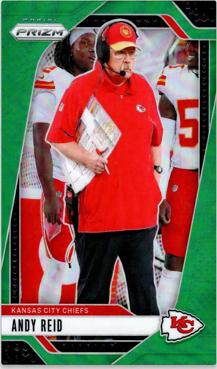 2024 Panini Prizm Football Green Andy Reid #145 PSA 10