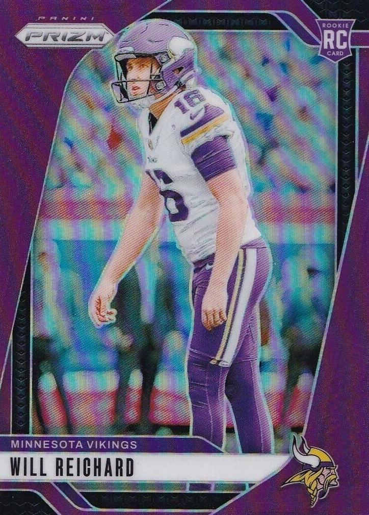 2024 Panini Prizm Football Purple Will Reichard #396