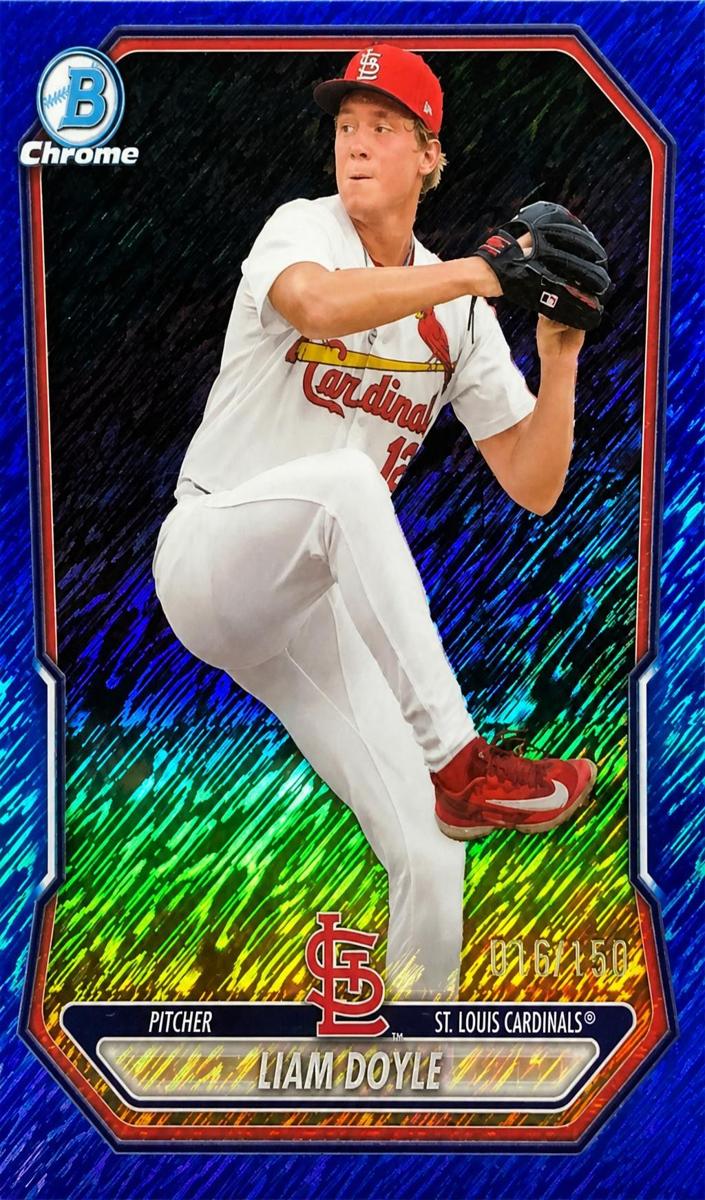 2026 Bowman Baseball Blue Shimmer Refractor Liam Doyle #BCP-10