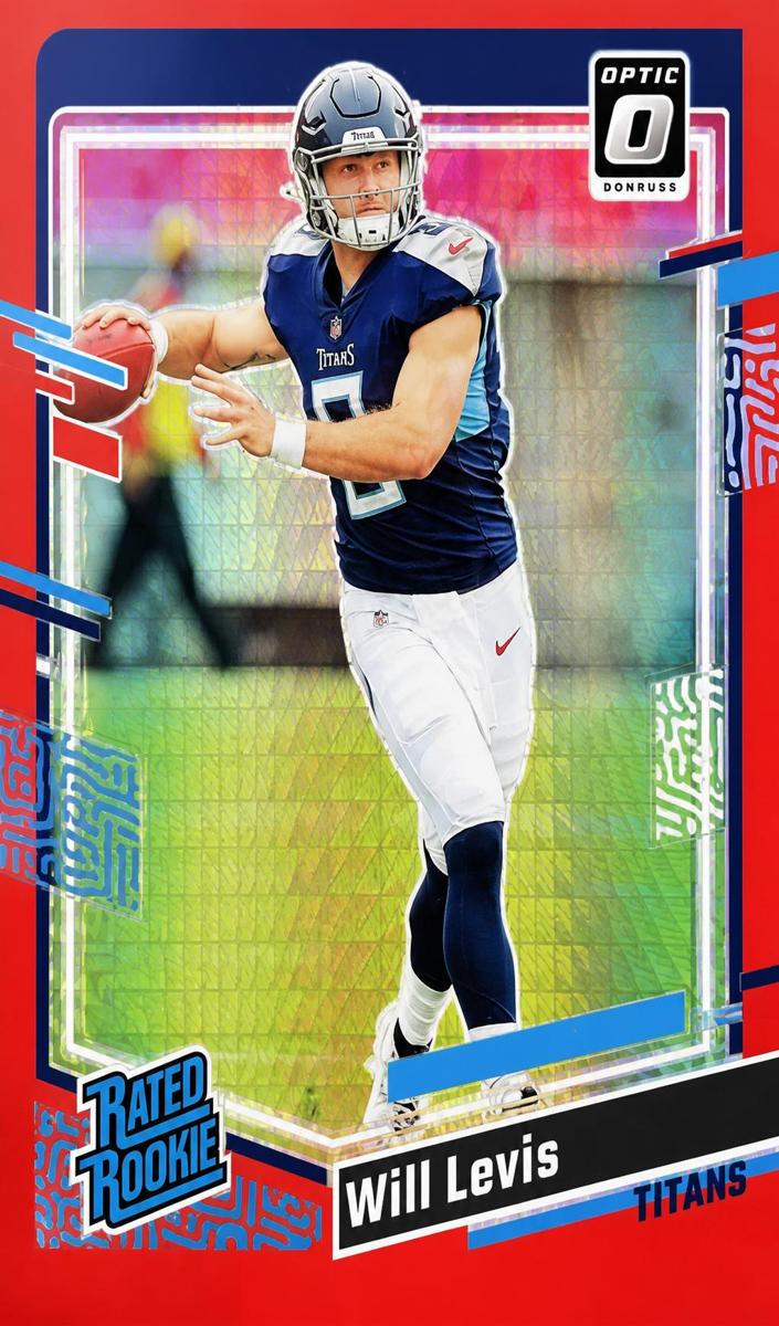 2023 Donruss Optic Football Red Hyper Will Levis #298