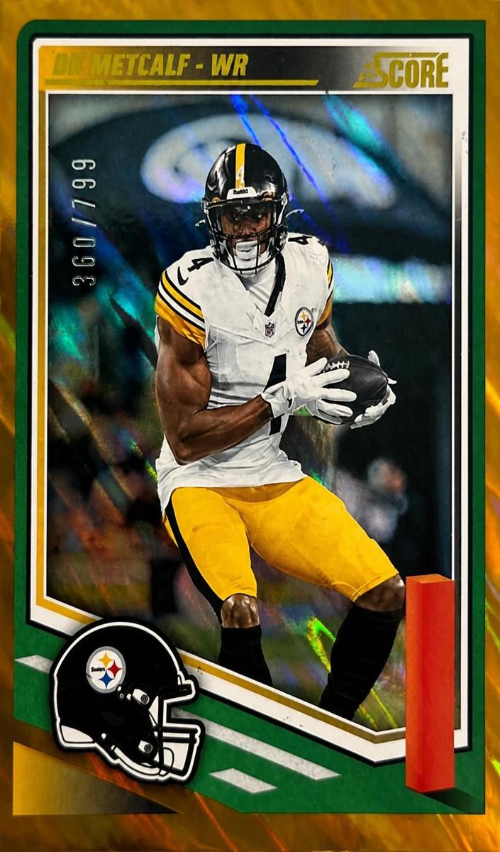 2025 Panini Score Football Orange DK Metcalf #264