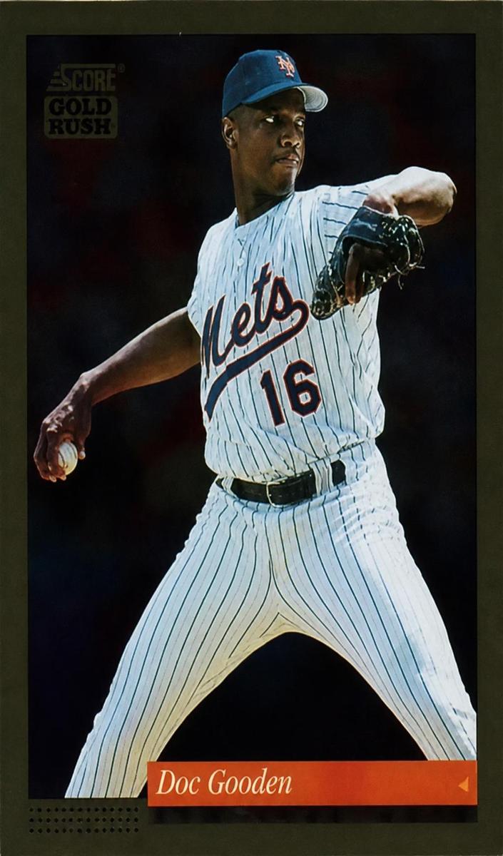 1994 Score Baseball Gold Rush Dwight Gooden #22