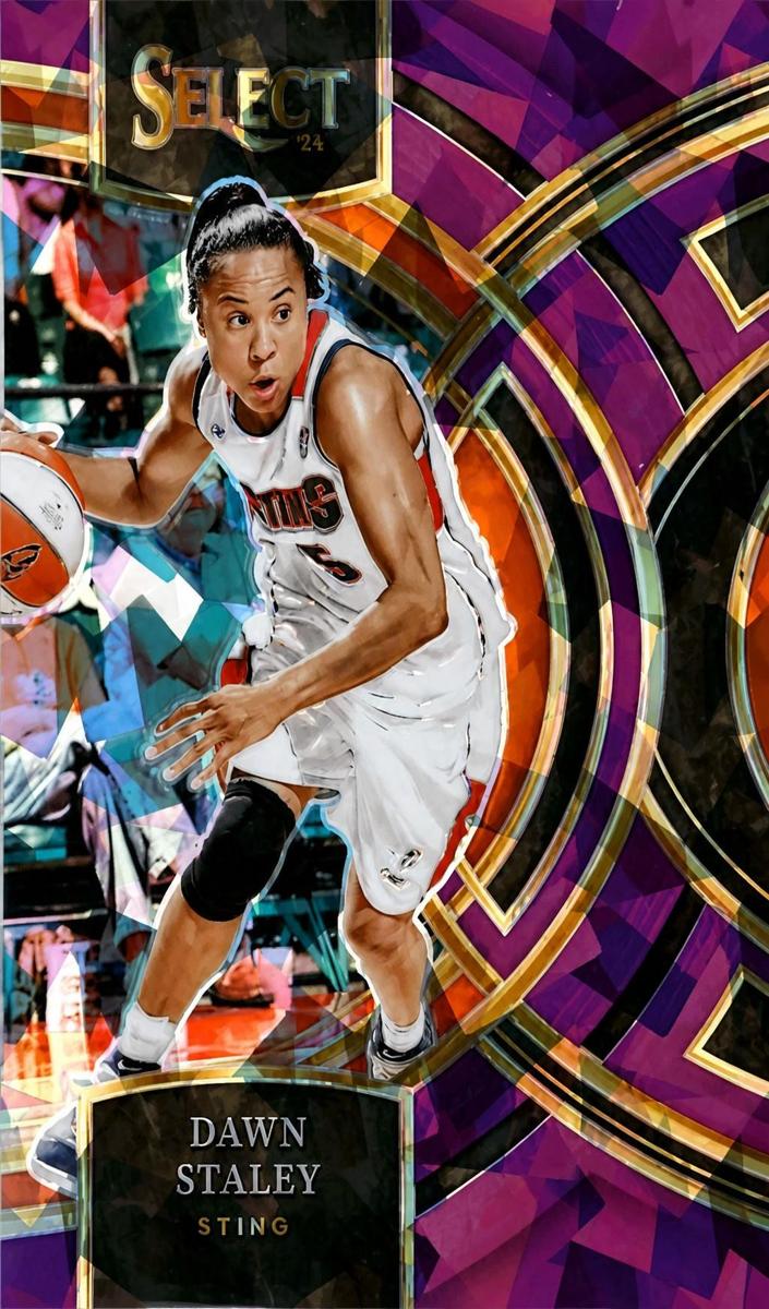 2024 Panini Select WNBA Basketball Purple Dawn Staley #156