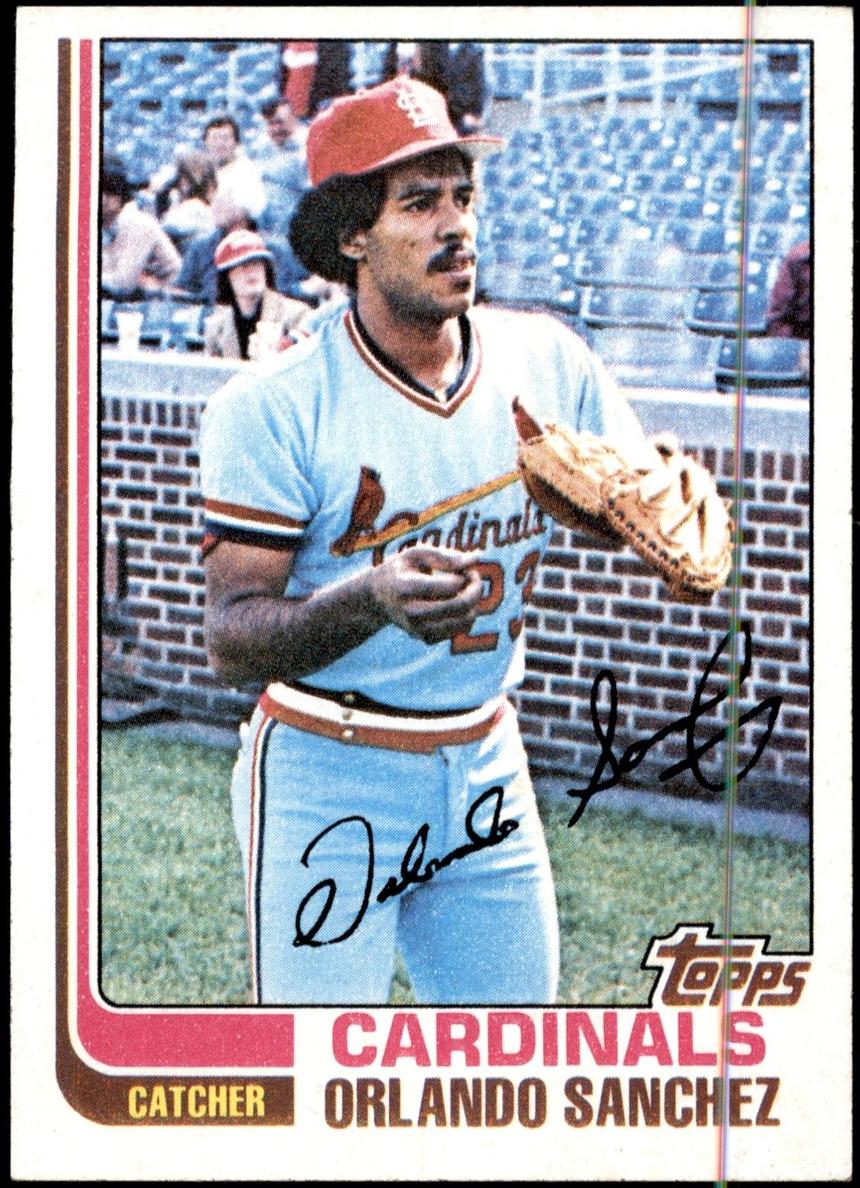 1982 Topps Baseball Orlando Sanchez #604