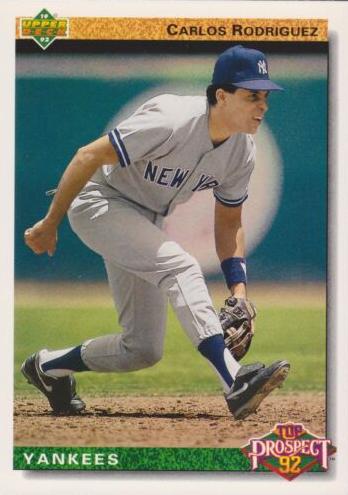 1992 Upper Deck Baseball Carlos Rodriguez #77