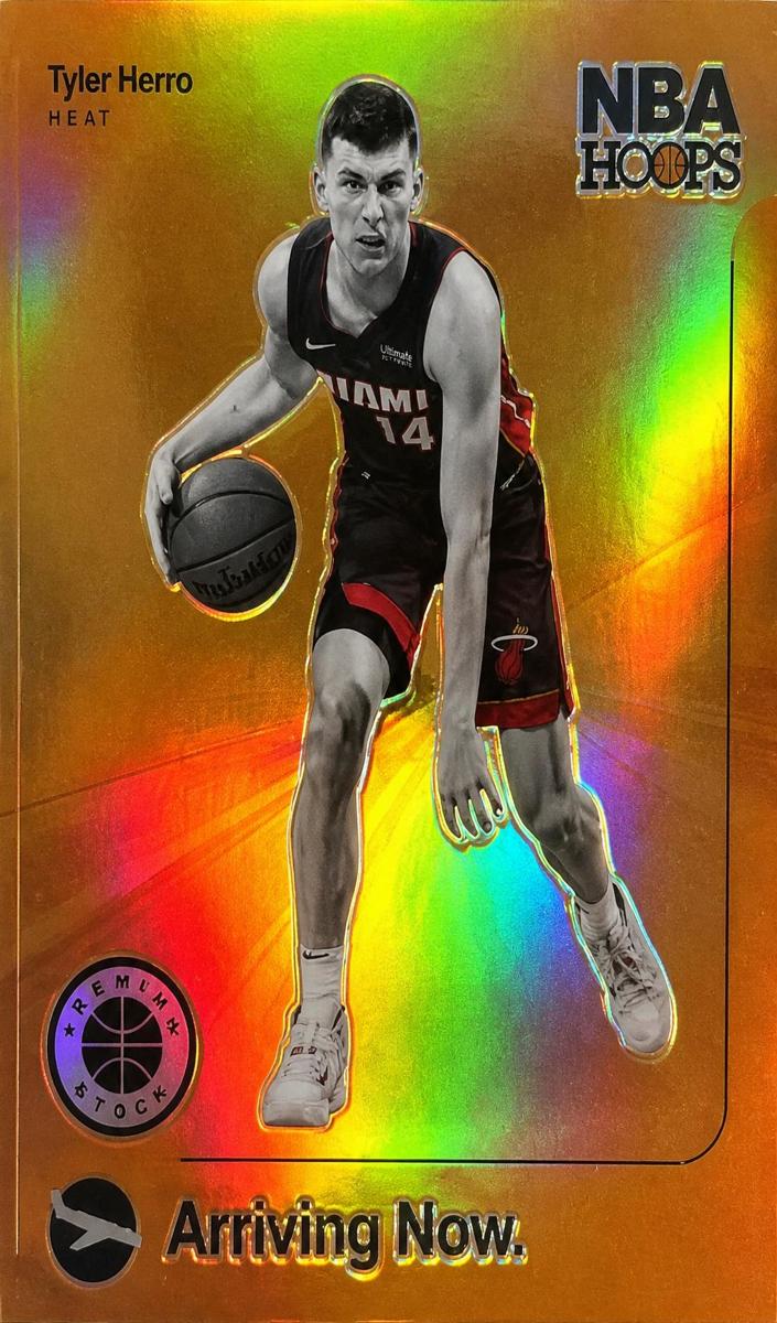2019 Panini Hoops Premium Stock Basketball Orange Tyler Herro #13