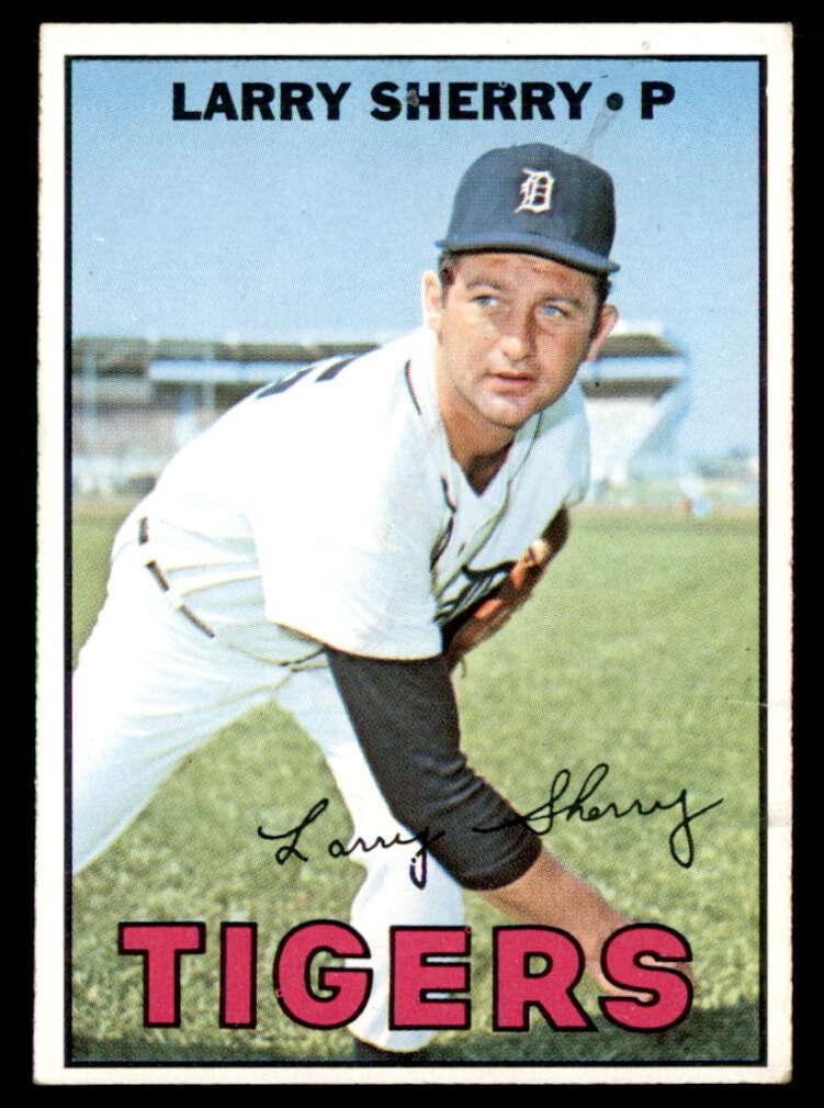 1967 Topps Baseball Larry Sherry #571 PSA 7