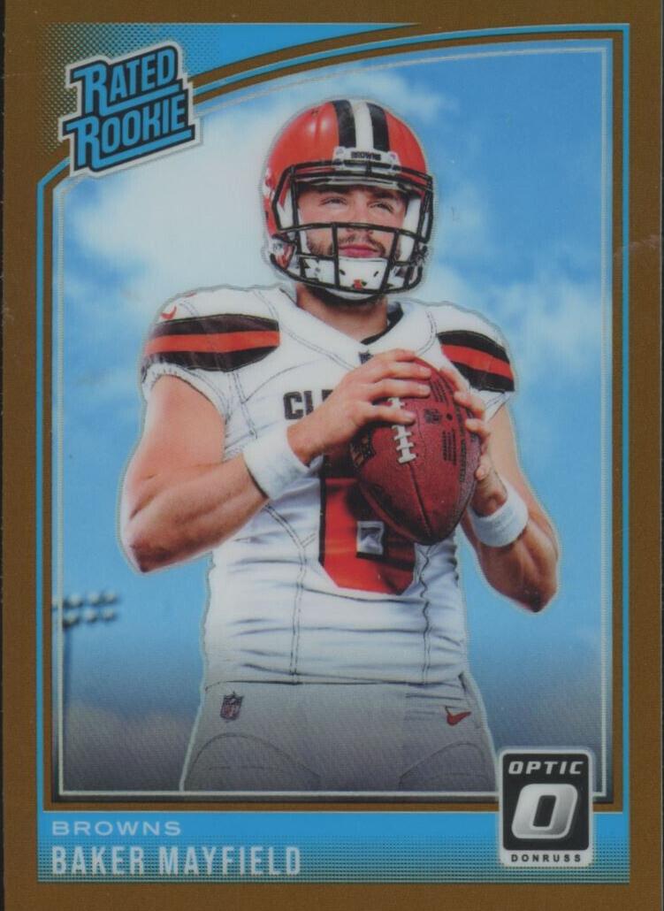 2018 Donruss Optic Football Bronze Baker Mayfield #153