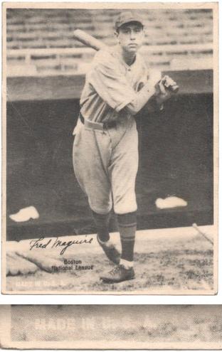 1929 R316 Kashin Publications Baseball Fred Maguire #NNO PSA 6