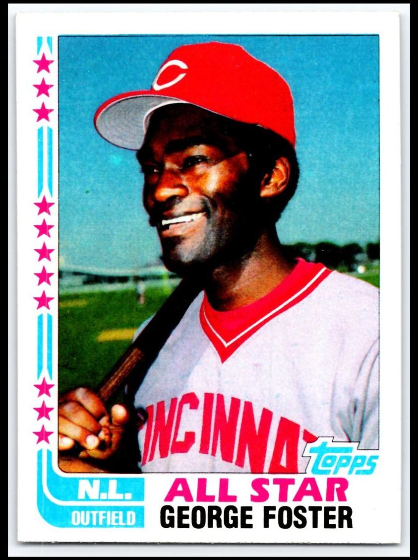 1982 Topps Baseball George Foster #342