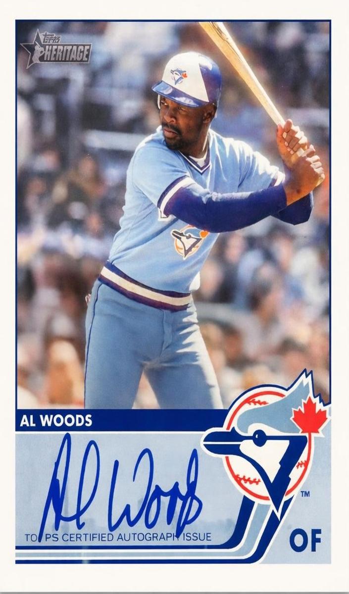 2026 Topps Heritage Baseball Al Woods #EA-AW