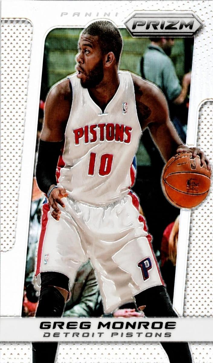 2013 Panini Prizm Basketball Silver Greg Monroe #156
