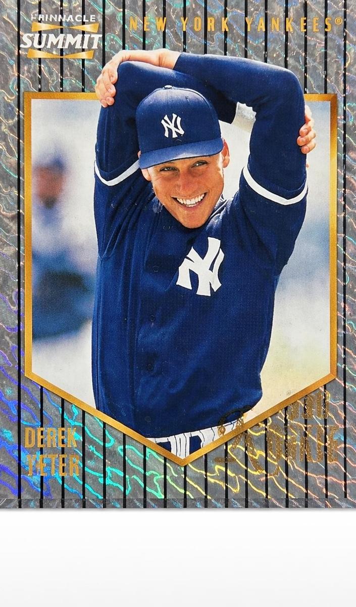 1996 Pinnacle Summit Baseball Above and Beyond Derek Jeter #171 SGC 8
