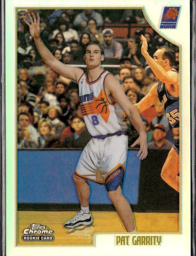 1998 Topps Chrome Basketball Refractor Pat Garrity #213 PSA 8
