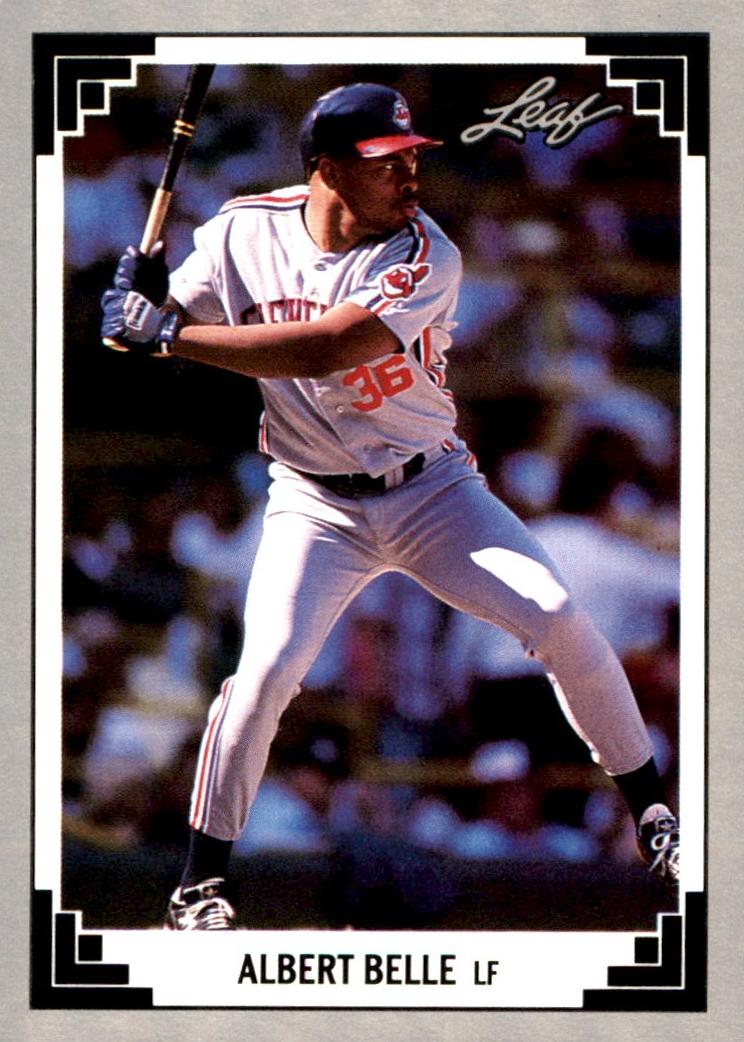 1991 Leaf Baseball Albert Belle #239 PSA 7