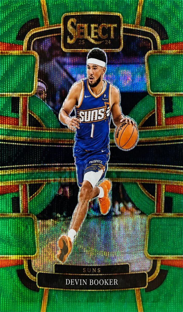 2023 Panini Select Basketball Green Wave Devin Booker #58