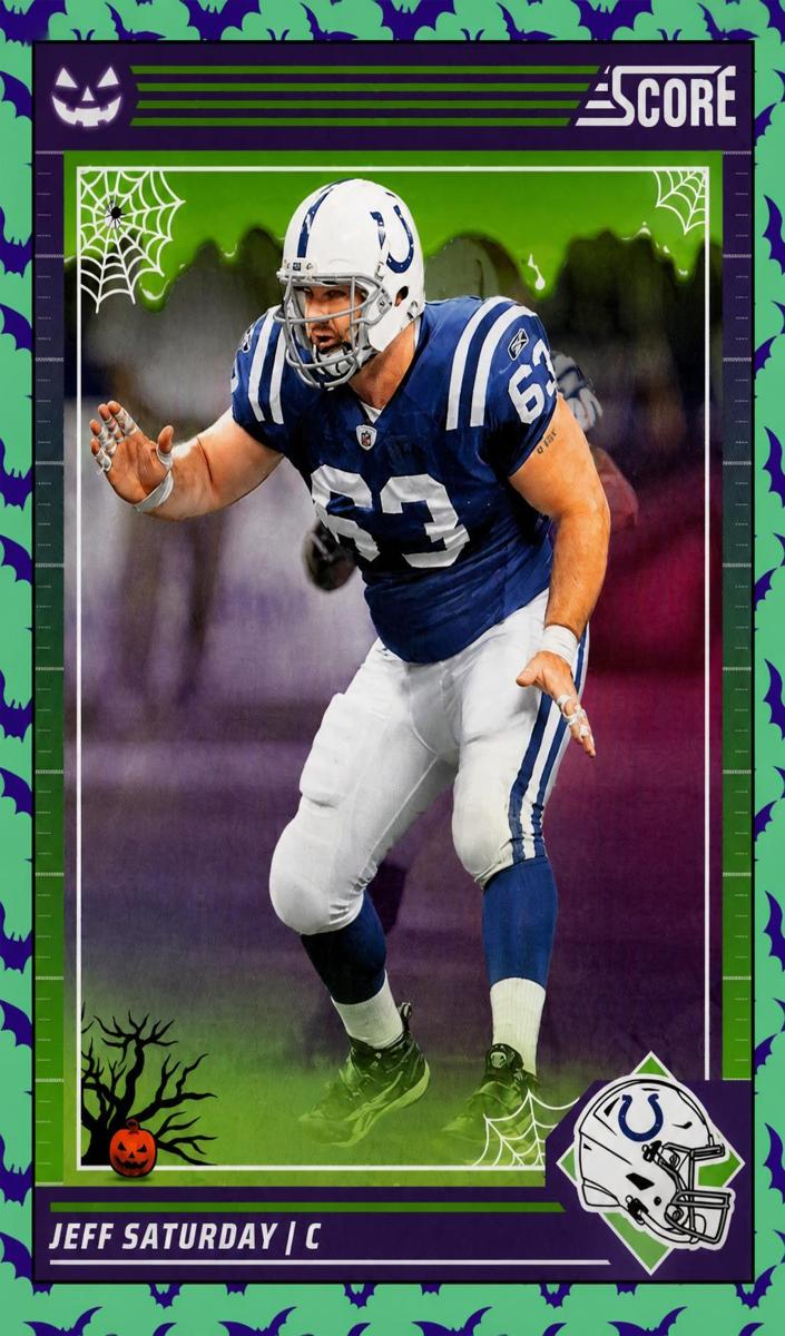 2024 Panini Score-a-Treat Football Bats Jeff Saturday #125