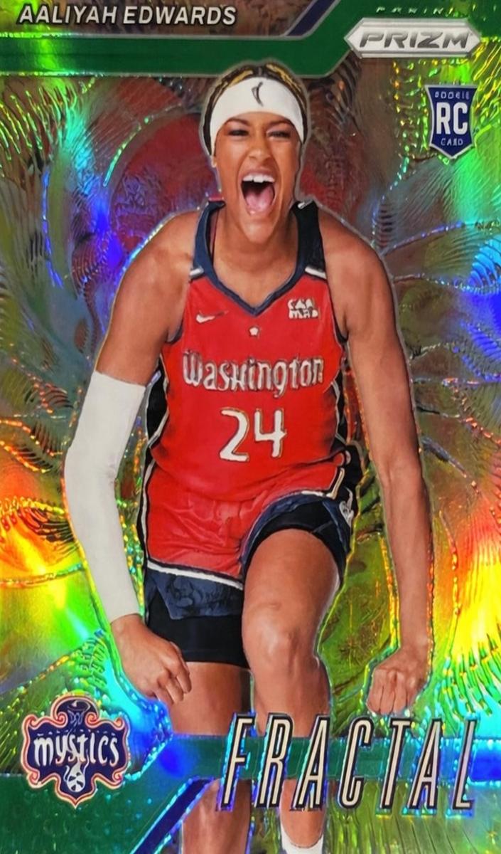 2024 Panini Prizm WNBA Basketball Green Aaliyah Edwards #3