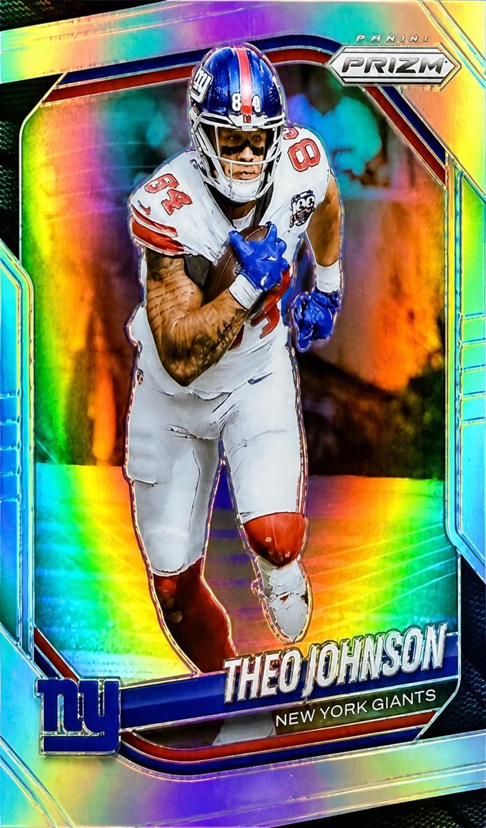 2025 Panini Prizm Football Silver Theo Johnson #211