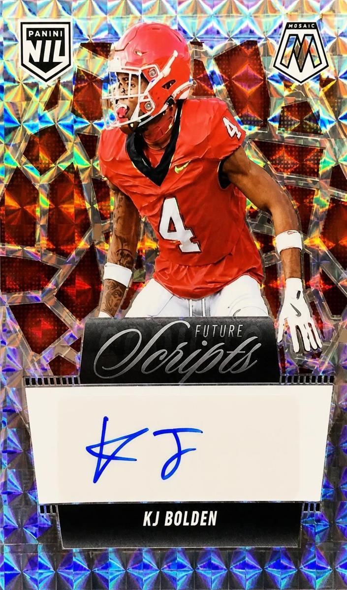 2025 Panini Mosaic Football KJ Bolden #FSC-KBN