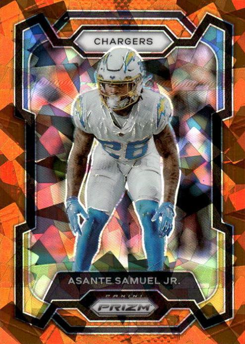 2023 Panini Prizm Football Orange Ice Asante Samuel Jr. #152
