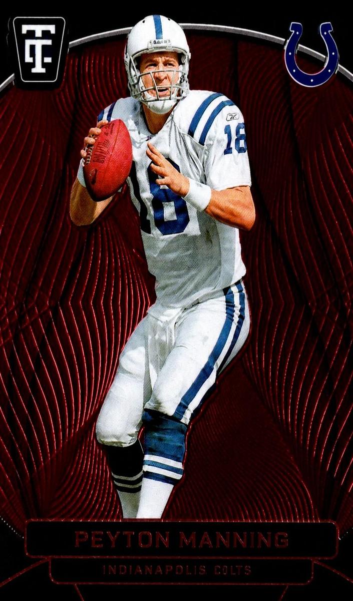 2024 Panini Totally Certified Football Mirror Red Peyton Manning #185