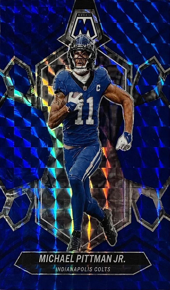 2024 Panini Mosaic Football Blue Michael Pittman Jr. #94