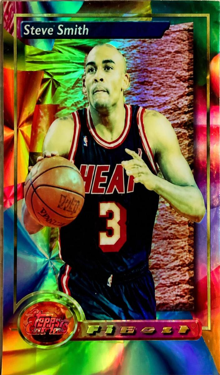1993 Topps Finest Basketball Refractor Steve Smith #70 PSA 10
