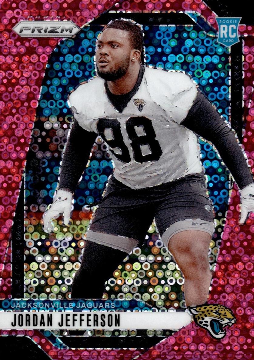 2024 Panini Prizm Football No Huddle Pink Jordan Jefferson #358