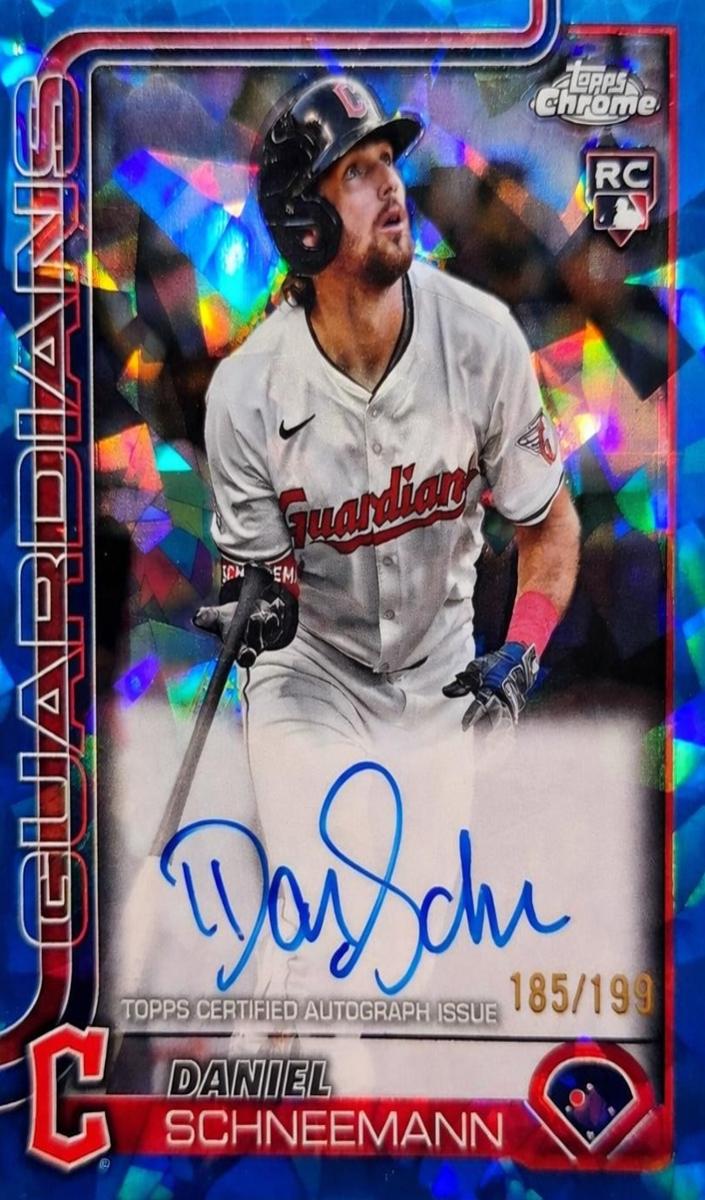 2025 Topps Chrome Sapphire Baseball Daniel Schneemann #RA-DS