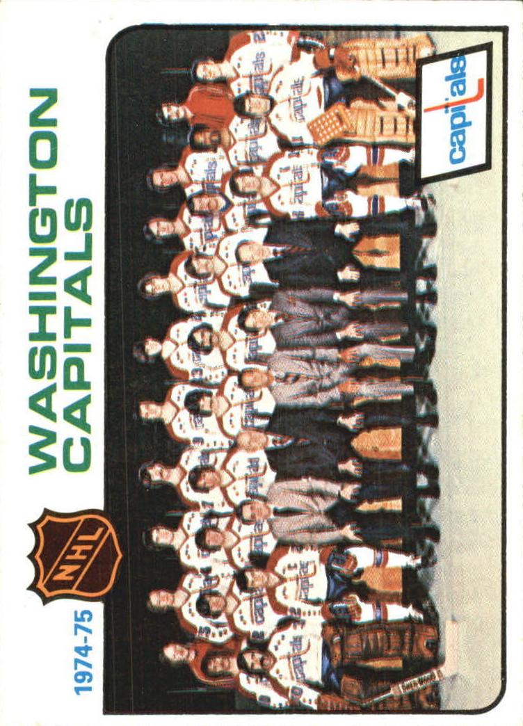 1975 Topps Hockey Capitals Team #98 PSA 10